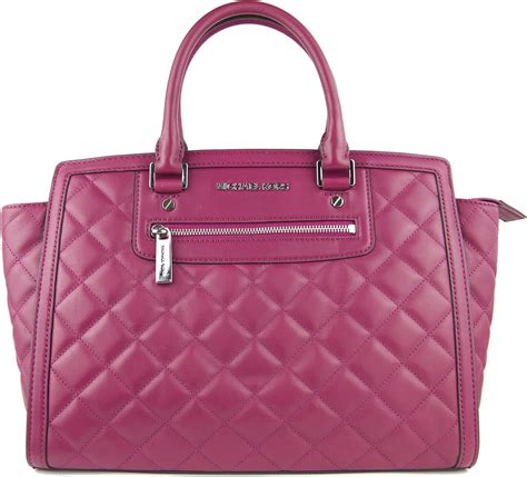 michael kors selma zip large tz satchel|selma leather satchel.